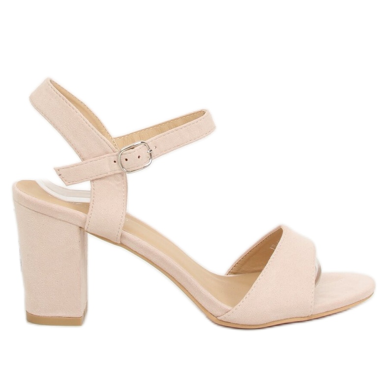 Sandale u bež boji na postolju FH-3M25 Bež
