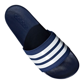 Adidas papuče Adilette Comfort M B42114 bijela tamnoplava