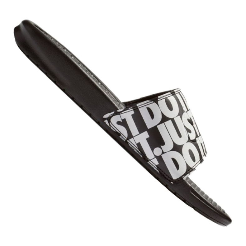 Nike Benassi Jdi Print M 631261-024 dijapozitivi bijela crno