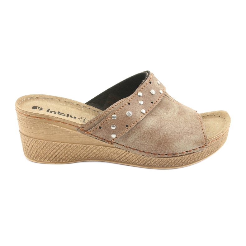 Ženski klin Inblu OS007 smeđa