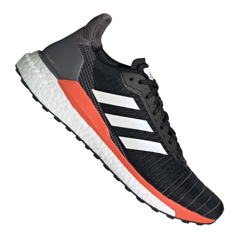 Patike za trčanje adidas Solar Glide 19 M G28062 crno siva