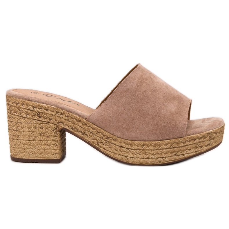 Flyfor Lagane papuče na postu ružičasta