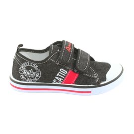 Tenisice tenisice crni traperice American Club bijela crna crvena