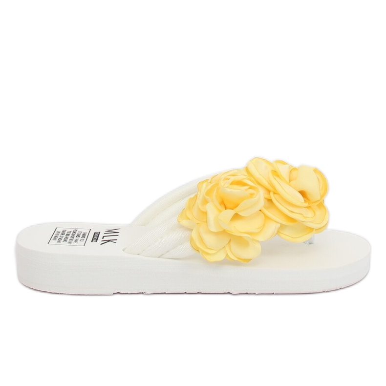 Bijele japanke TS-33 Bijele bijela žuta boja