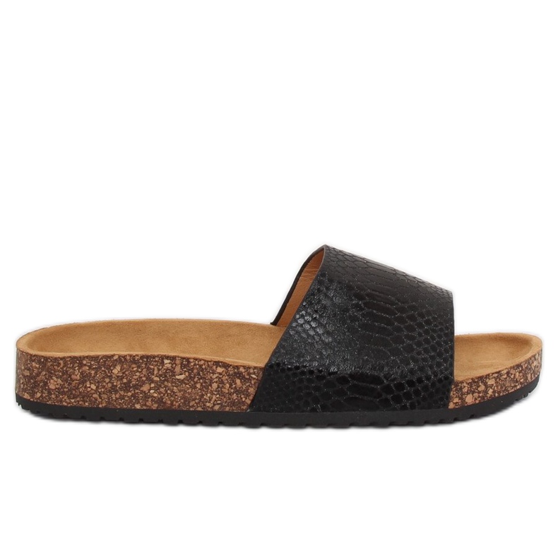 Crne ženske crne papuče PK44491 Crne crno