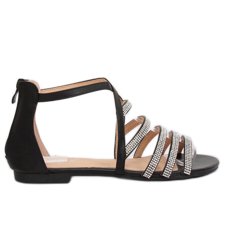 Crne ženske sandale LL6339 Crne crno