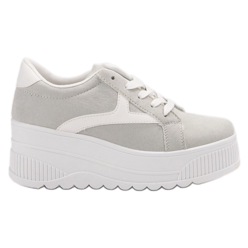 SHELOVET Siva obuća na platformi