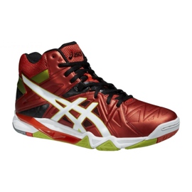 Asics Gel-Cyber ​​Sensei 6 Mt M B503Y-2101 cipele za odbojku višebojan crvena