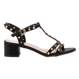 SDS Rock sandale na polu crna