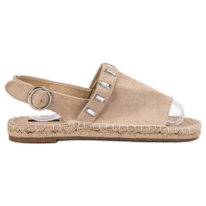 Vices Zatvorene ravne sandale smeđa