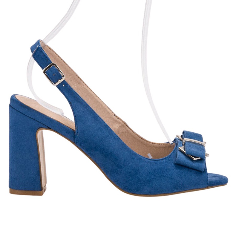 SHELOVET Sandale na šanku plava