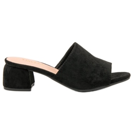 Papuče od antilopa na VINCEZA postu crna