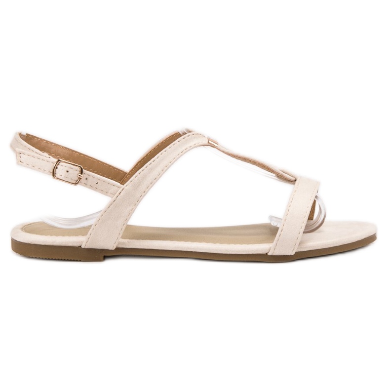 Clowse Elegantne sandale od antilopa smeđa