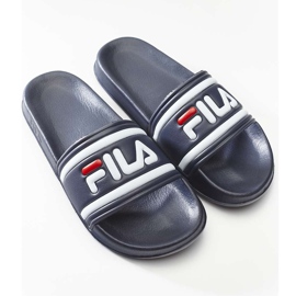 Fila Plava haljina Morro Bay Slipper Wmn 29Y bijela tamnoplava