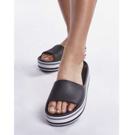 Crocs Cb platforma Bld Boja Slide 001 crna