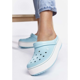 Crocs Crocband platforma začepljuje 4JE Ice Blue Ice Blue raznobojna