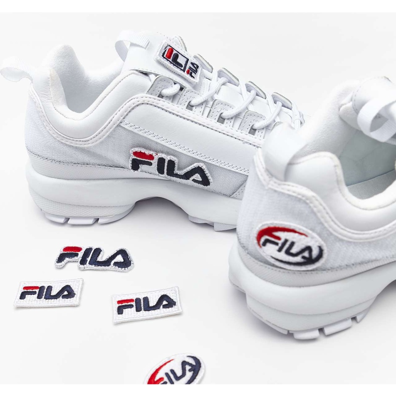 Fila Disruptor Ii zakrpe Wmn 100 White bijela