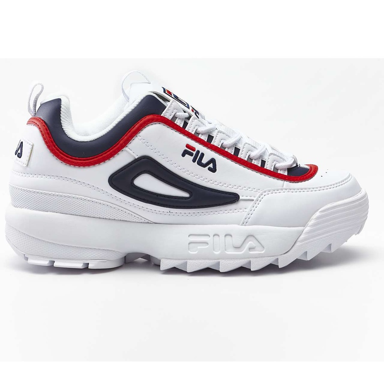 Disruptor Cb Low White Fila Navy Fila Crvena bijela mornarsko plava raznobojna