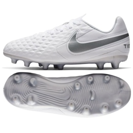 Nike Tiempo Legend 8 Club FG / MG Jr AT5881-100 nogometne cipele višebojan bijela