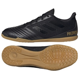 Unutarnje cipele adidas Predator 19.4 In Sala M F35633 crna crna