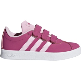 Adidas Vl Court 2.0 Cmf C ružičaste cipele Jr F36394 ružičasta