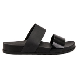 SHELOVET Modne gumene papuče crna