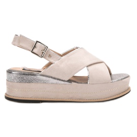 Lily Shoes Sandale na kopčanje smeđa