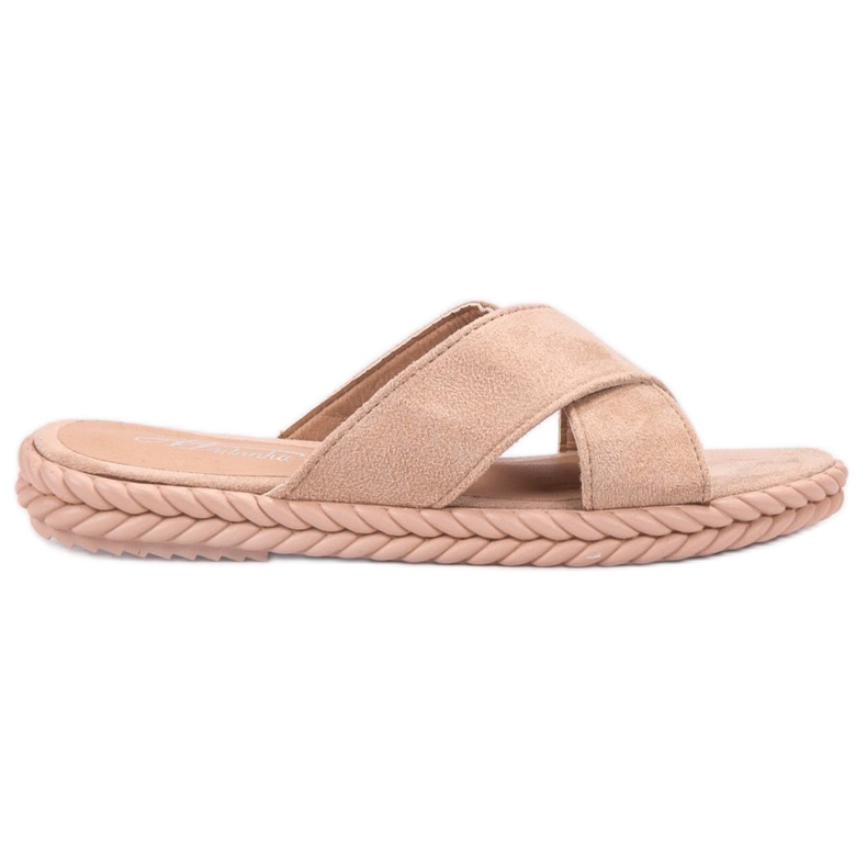 SHELOVET Papuče od antilopa smeđa