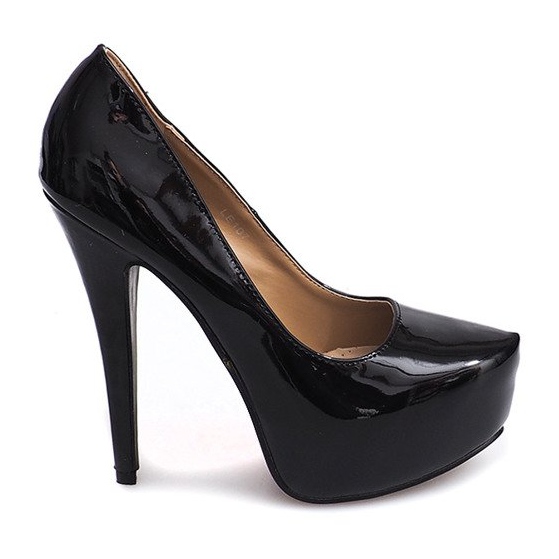 Lakirane igle na LE107 Black platformi crno