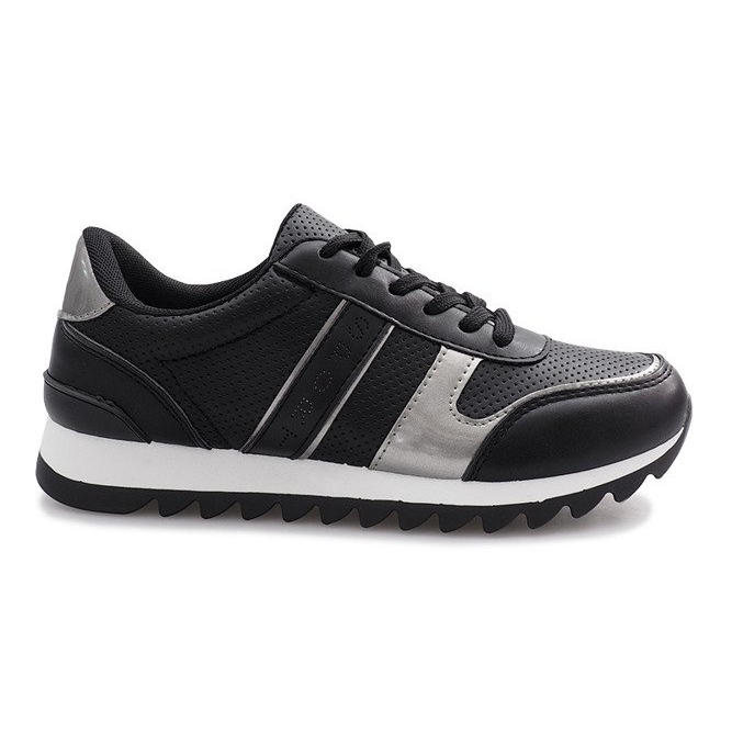 Crne sportske noćne tenisice crno