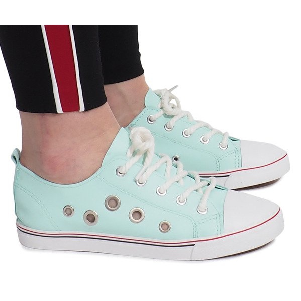 Lavso zelene ažurne tenisice zelena