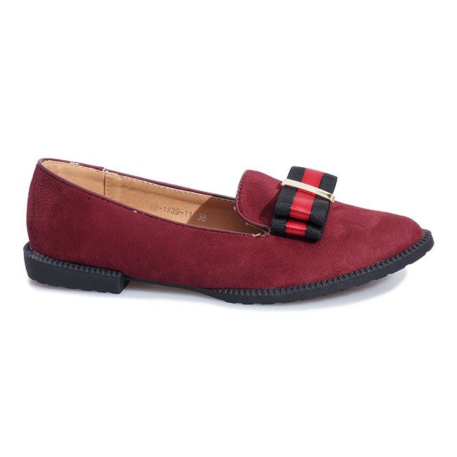Crvene slip-on cipele s Rossa mašnom crvena