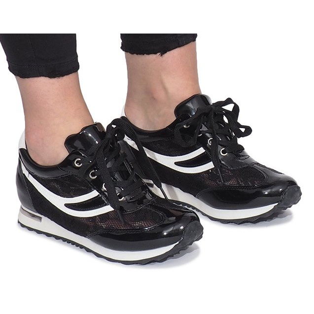 Crne ažurne Mont Blanc tenisice crno