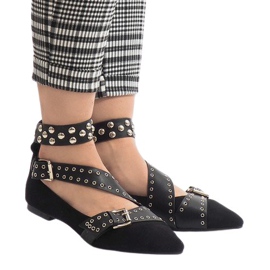 Crne cipele na klizanje s vijcima B12-8 crna