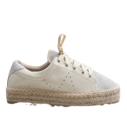 Espadrile s sivim vezicama LX-07 siva