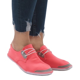 Ružičaste tenisice s klizanjem 288-86 od lycra višebojan