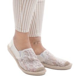 Bijele espadrile, traperice LS701 bijela