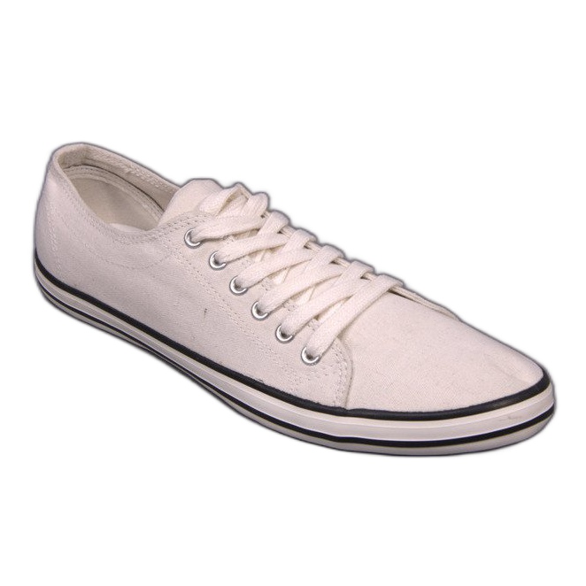 Tkanine tenisice s remenom 125 bijele boje bijela