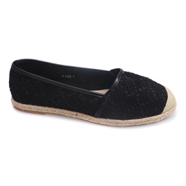 Balerine Espadrilles A168 Crna