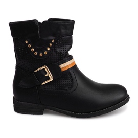 Ažurne čizme Cowboy HC230 crne crna