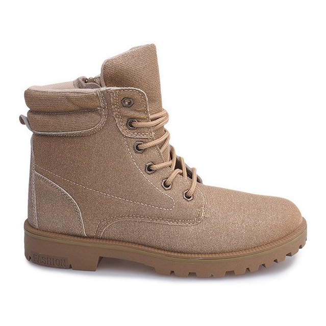 Timberki traperija TL042-12 ZLATNA / SMEĐA