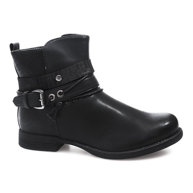 Ukrašeno čizmama 037-PA Crna crno