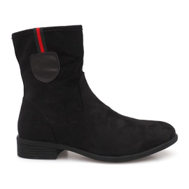 Čizme od antilopa Jodhpur PT9853 Crna