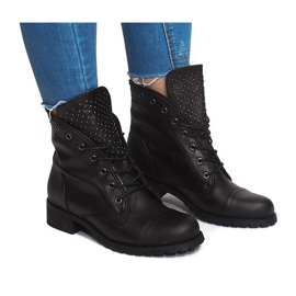 Ekskluzivne čizme JH180-090 Crne crna