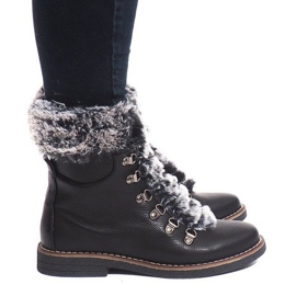 Tople čizme 6755-PA crne crno