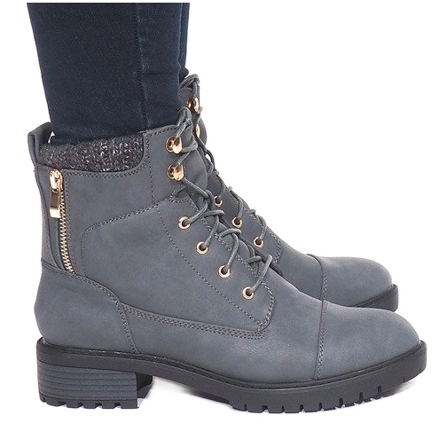 Tople čizme B9817-KB Siva