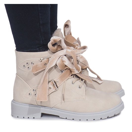 Tople ekstravagantne čizme TL0129-4 bež