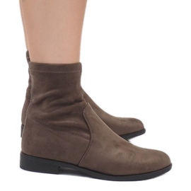 Čizme od antilopa Jodhpur XQ99 Khaki višebojan zelena