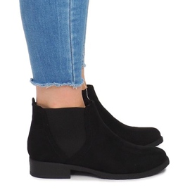 Čizme od antilopa sa elastičnim C-5 crnim crna