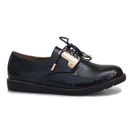 Tamnoplave lakirane cipele Rose tamnoplava